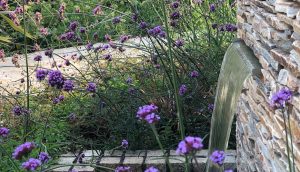 Add sound and movement to your garden design with a water feature!